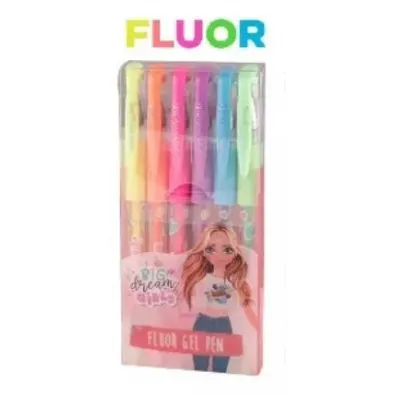 Mp Main Paper Dugopis elowy fluo 6 kolorw 6 szt.