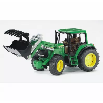 Traktor John Deere 6920 z adowark czoow Bruder