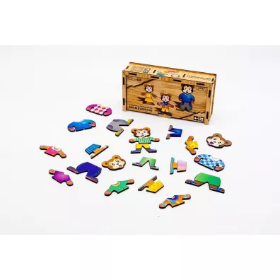Puzzle Uk�adanka drewniana Nied�wiedzie PuzzleOK