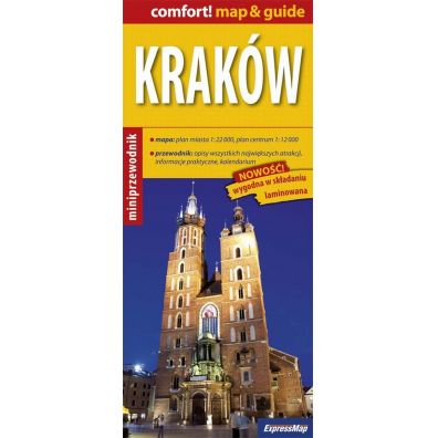 Comfort! map&guide Kraków 2w1 plan miasta