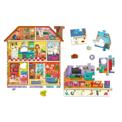 Puzzle Maxi uk�adanka z dziurkami M�j dom Granna