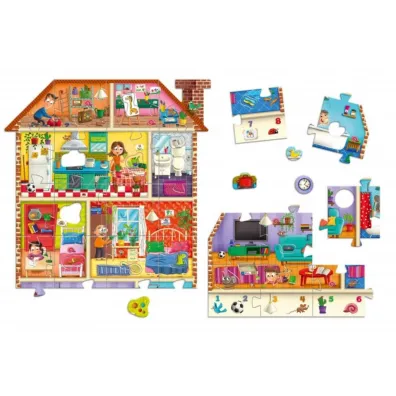 Puzzle Maxi uk�adanka z dziurkami M�j dom Granna