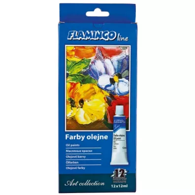Hasta Farby olejne w tubie 12 x 12 ml