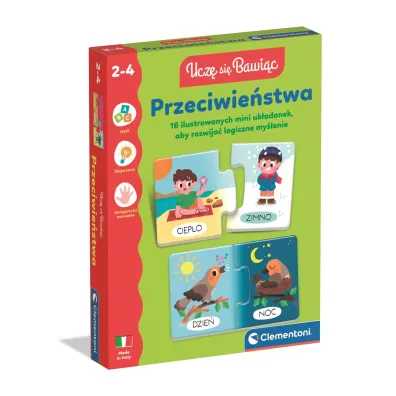 Przeciwie�stwa uk�adanka edukacyjna 2-4l CLEMENTONI 50434  CLM