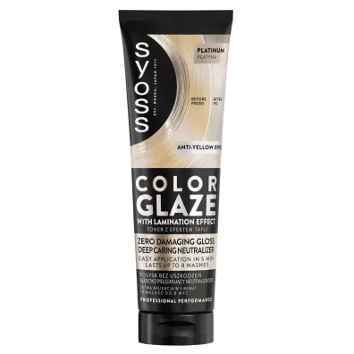 Syoss Color Glaze Glossing Toner toner do w�os�w Platinum 130 ml