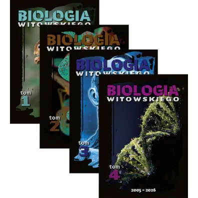 Pakiet Biologia. Matura 2005-2026. Zbi�r zada�. Tomy 1-4 - Dariusz Witowski, Jan Sylwester Witowski