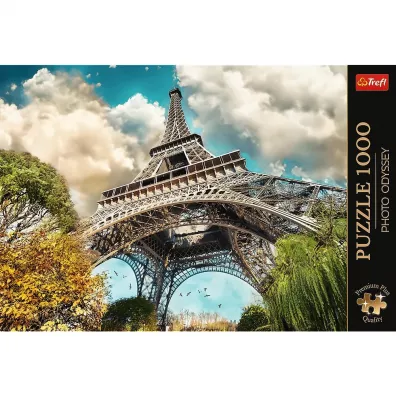 Puzzle 1000 el. Wie�a Eiffel w Pary�u, Francja Trefl