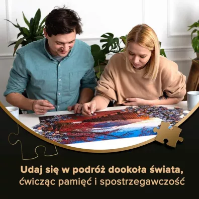 Puzzle 1000 el. Wie�a Eiffel w Pary�u, Francja Trefl