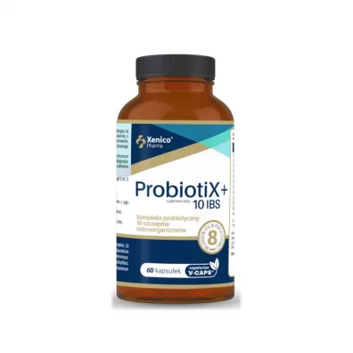 Xenico Pharma Probiotix+ 10 IBS Suplement diety 60 kaps.