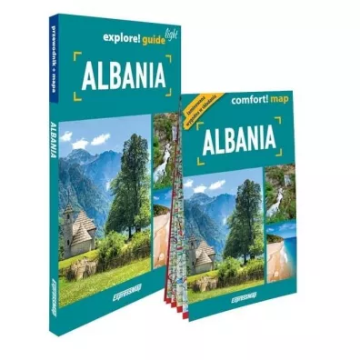 Explore! guide light Albania przewodnik + mapa - Izabela  Nowek