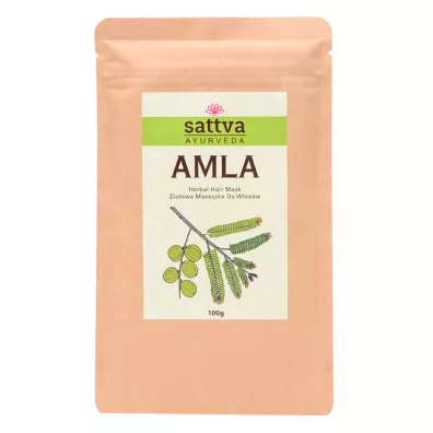 Sattva Powder zio�a w proszku do w�os�w Amla 100 g