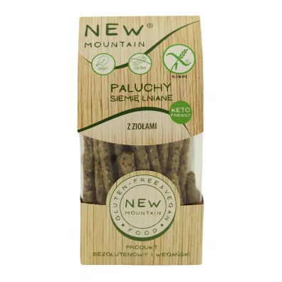 New Moutain Paluchy z siemieniem lnianym i zio�ami bezglutenowe 200 g