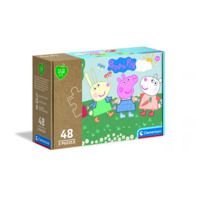 Puzzle 3 x 48 el. Play for future. winka Peppa Clementoni