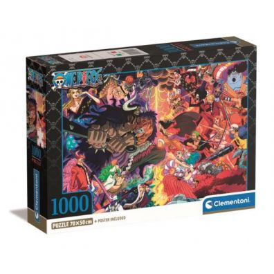 Puzzle 1000 el. Compact Anime One Piece Clementoni