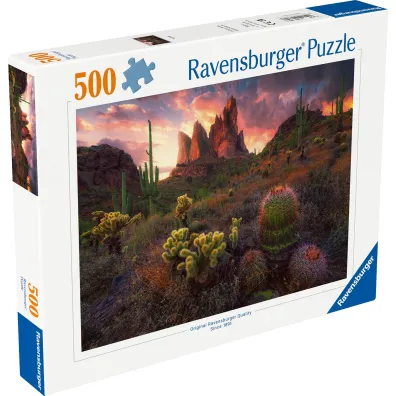 Puzzle 500 el. Kaktusy Ravensburger