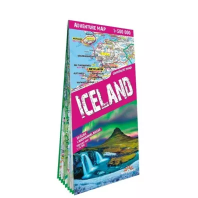 Adventure map Iceland 1:500 000 lam