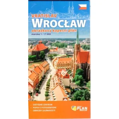 Wroc�aw - plan kieszonkowy rysunkowy CS - 2025