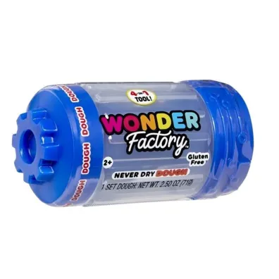 Wonder Factory Never Dry Dough Singles - Blue Mga Entertainment