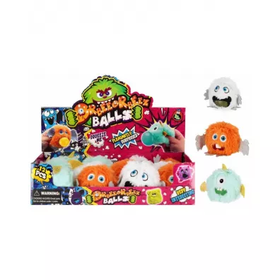 Zabawka wyciskana Pluszowy Monster 10 cm mix  kolorw MEGA CREATIVE 553220