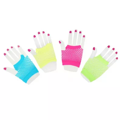 R�kawiczki siateczkowe neon