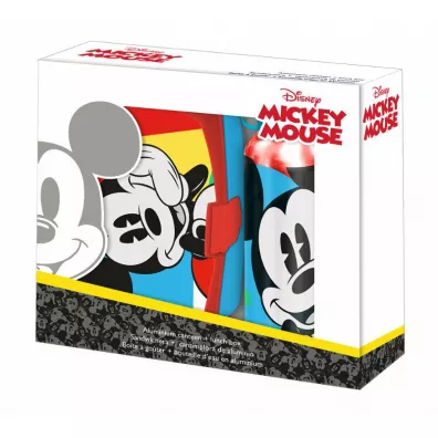 Zestaw Bidon aluminiowy + niadaniwka Mickey Mouse MI50001 Kids Euroswan