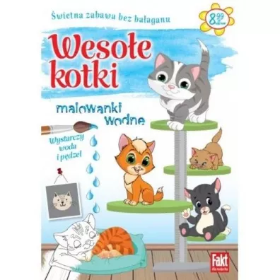 Weso�e kotki. Malowanki wodne.