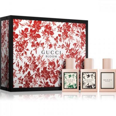 Gucci Zestaw dla kobiet: Woda perfumowana Bloom + Woda toaletowa Acqua Di Fiori + Woda perfumowana Nettare Di Fiori 30 ml + 30 ml + 30 ml