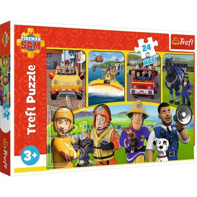 Puzzle maxi 24 el. Stra�ak Sam i przyjaciele Trefl