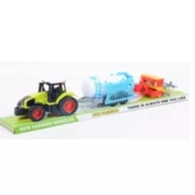Traktor + dwie maszyny Macyszyn Toys