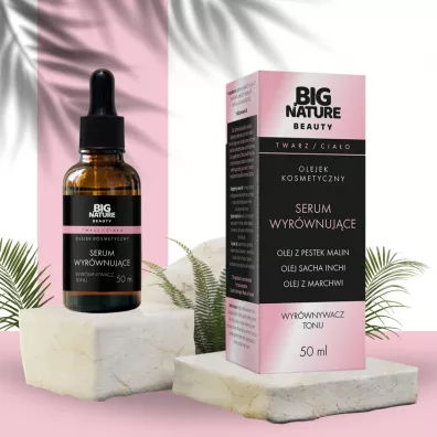 Big Nature Serum Wyr�wnuj�ce wyr�wnywacz tonu (olej z pestek malin, sacha inchi, marchwi) 50 ml