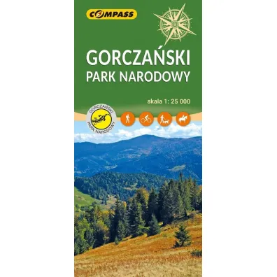 Mapa turystyczna - Gorcza�ski Park Narodowy