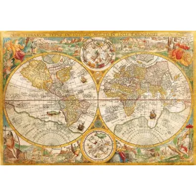 Puzzle 2000 el. Ancient Map Clementoni
