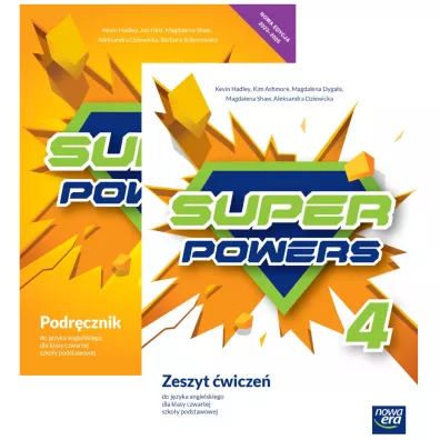 Pakiet Super Powers 4 NEON. Podr�cznik i zeszyt �wicze� do j�zyka angielskiego dla klasy czwartej szko�y podstawowej - Magdalena Shaw, Aleksandra Dziewicka, Kevin Hadley, Kim  Ashmore