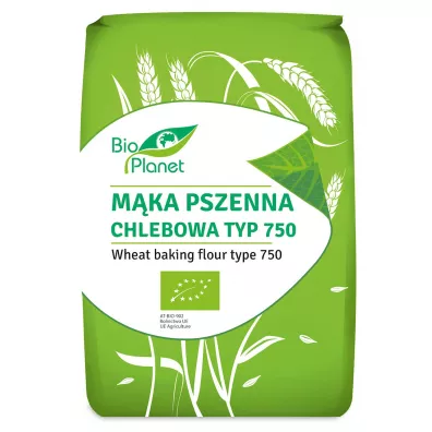 Bio Planet Mka pszenna chlebowa typ 750 1 kg Bio