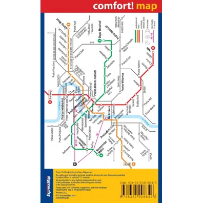 comfort!map Plan miasta Praga 1:20 000
