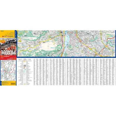 comfort!map Plan miasta Praga 1:20 000