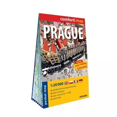 comfort!map Plan miasta Praga 1:20 000