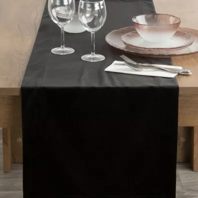 Eurofirany B.b. Choczyscy Sp.J. Bienik Melinda 40x140 cm czarny listwa