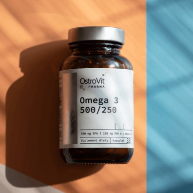 OstroVit Pharma Omega 3 500/250 - suplement diety 30 kaps.