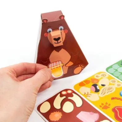 Figurki 3D z naklejkami ZOO Derform