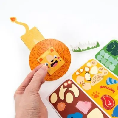 Figurki 3D z naklejkami ZOO Derform