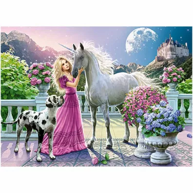 Puzzle 300 el. M�j przyjaciel Unicor Castorland