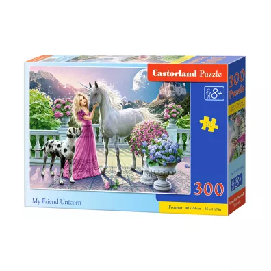 Puzzle 300 el. M�j przyjaciel Unicor Castorland
