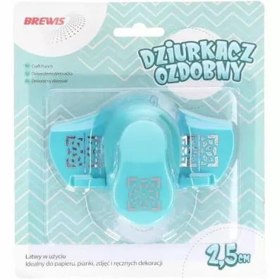 Brewis Dziurkacz ozdobny brzegowy - Rozeta 2,5cm