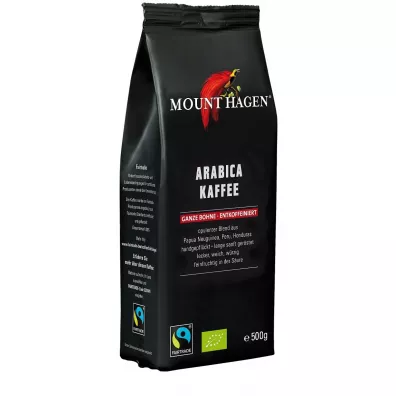 Mount Hagen Kawa ziarnista bezkofeinowa arabica 100 % 500 g Bio