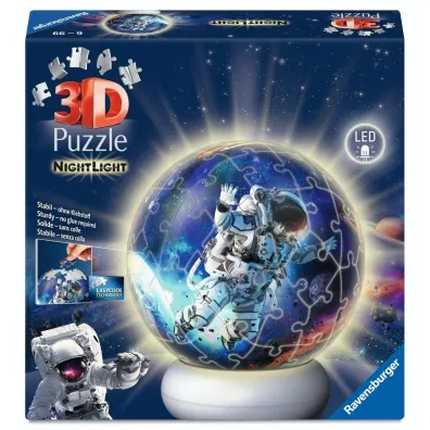 Puzzle 3D NightLight Astronauts in Space Ravensburger