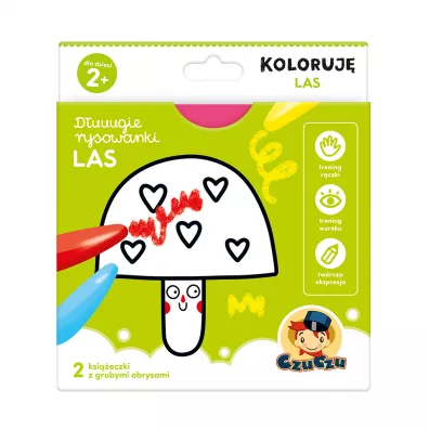 CzuCzu Duuugie rysowanki Koloruj Las 2+