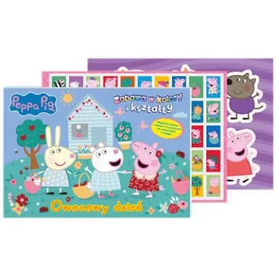 Peppa Pig. Zabawa w kolory i ksztaty. Owocowy dzie