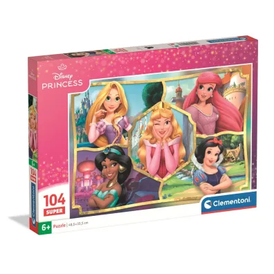 Puzzle 104 el. Super Princess Clementoni