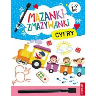 Cyfry. Mazanki-zmazywanki - Anna Borchard